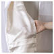 Ivory humeral veil with JHS gold embroidery, 100% polyester s5