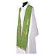 Stola ricamo uva dorata e tralcio per sacerdote s3