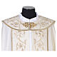 Cope in 100% wool with golden floral embroidery by Gamma s3
