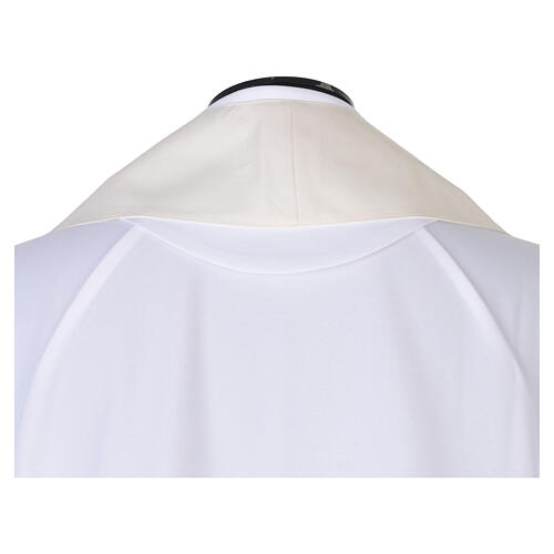 Piviale 100% lana con ricamato floreale dorato Gamma 14