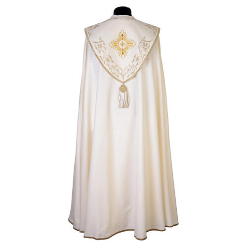 Cope in 100% wool with golden floral embroidery, Gamma 7