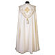 Cope in 100% wool with golden floral embroidery, Gamma s7
