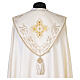 Cope in 100% wool with golden floral embroidery, Gamma s8
