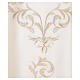 Chasuble in 100% wool with baroque cross and golden floral accents by Gamma s9
