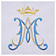 Altar cloth with Marian symbol 45% cotton, 55% polyester s7