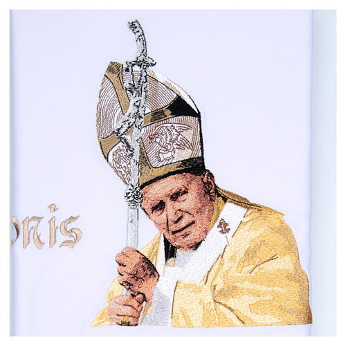 Nappe d'autel 165x300 cm Jean-Paul II 2