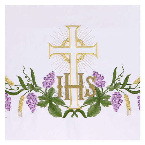 Mantel de altar 165x300 cm vid y cruz 2