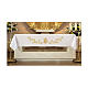Tovaglia per altare 165x300 cm ricami dorati stile barocco s1