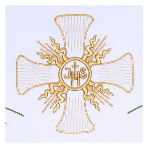 Altar Cloth 165x300cm Cross and six spikes 2