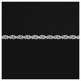 Makramee-Spitzenband, weiß, Wellenmotiv, 2 cm euro/mt