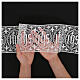 Macrame lace partition IHS white 12 cm USD/mt s2