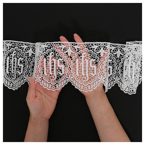 Picot macramé IHS blanc 14 cm euros/m 2