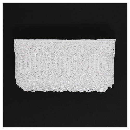Macrame scallop lace IHS white 14 cm USD/mt 3