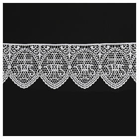 Macrame lace with white JHS 12 cm USD/mt