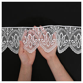 White macramé lace, Marial M, 12 cm, euro/m