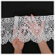 Macrame lace trim with white cross 17 cm USD/mt s2