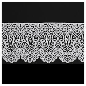 White macramé lace, Marial pattern, 17 cm, euros/m