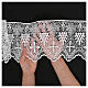 White macramé lace, spikes and cross, 16 cm, euros/m s2