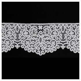 Dentelle blanche macramé aux fuseaux 15 cm euros/m