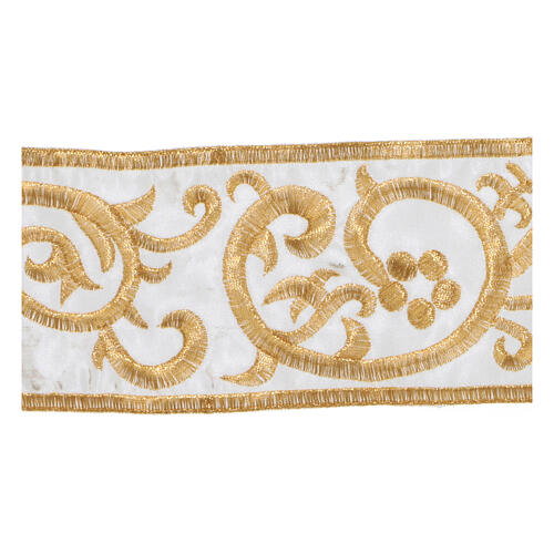 Decorative band with golden embroidery 9 cm euros/m 2