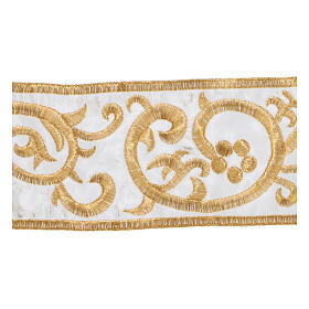Golden embroidery lace partition 9 cm euro/mt