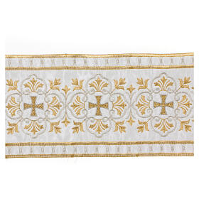 Entretoile décoration dorée argentée croix celtique 15 cm euros/m