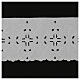 Liturgical lace macrame lace open cross JHS 17 euro/meter s1