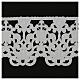 Macrame scalloped lace lily motif 16 cm euro/meter s1