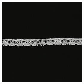 White shell lace border 2.5 cm euro/mt
