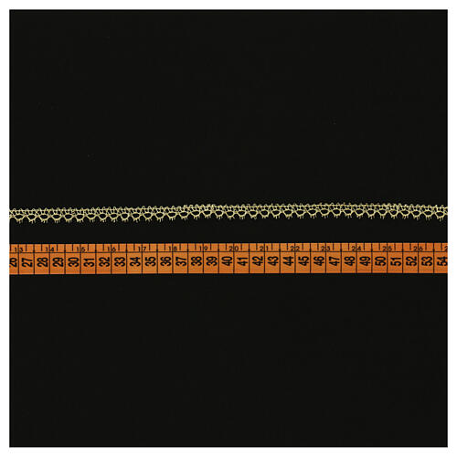Spitzenband, Wellenmotiv, goldfarben, 1cm, euro/mt 3