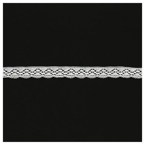 Passamaneria tombolo ondulato bianco 4,5 cm euro/mt 1