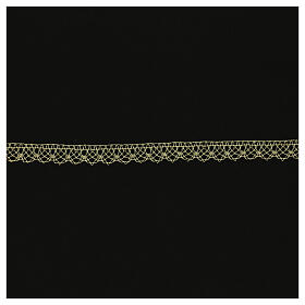 Loosely knit trim of half fine gold thread, 2 cm, euros/m