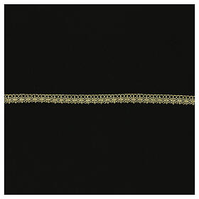 Lace trim of half fine gold thread, 1.5 cm, euros/m