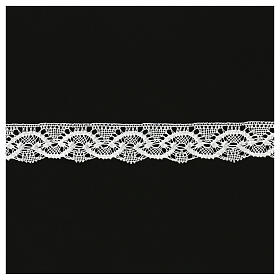 Wavy scalloped bobbin lace 4 cm euro/mt