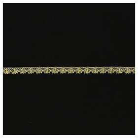 Half fine gold bobbin lace 1.5 cm euro/mt