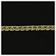 Bobbin lace of half fine gold thread, 2.5 cm, euros/m s1