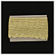 Pasamanería bolillo oro medio fino 4,5 cm euro/mt s4