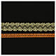 Spitzenband, Wellenmotiv, gold-/silberfarben, 5,5 cm, euro/mt s3