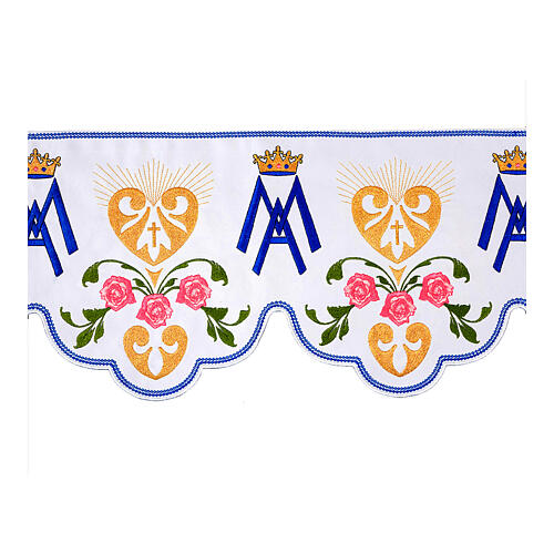 Altartuch-Bordüre, marianisch, Höhe 17 cm 3