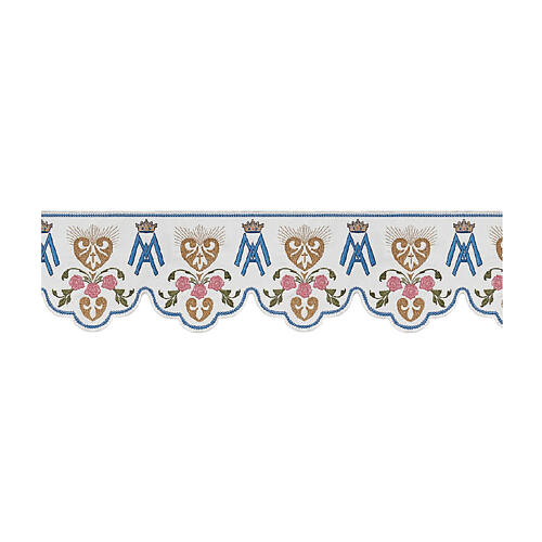 Marian border for altar cloth, h 7 in 1