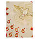 Red dove altar tablecloth trim h 20 cm s2