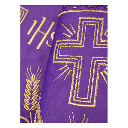 JHS purple altar tablecloth celebration edge trim h 20 cm 2