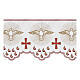 Altar tablecloth trim dove Holy Spirit h 31 cm s2