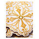 Altar liturgical fabric 35 cm high crosses with white gold embroidery s2