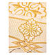 Ivory-coloured trim with cutwork embroidery for altar cloth, crosses and geometric pattern, h 8 in s2