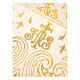 Ivory-coloured frill for altar cloth with Baroque golden embroidery, 9.5 in s2