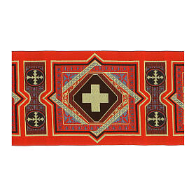 Borde cruces doradas 4 colores litúrgicos 10cm euros/m