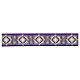 Orphrey with Greek crosses, golden and silver threads, 10 cm euros/m s6