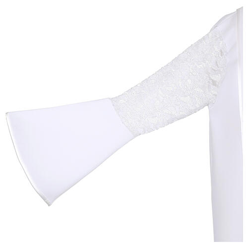 Túnica Primeira Comunhão para menina branca 4