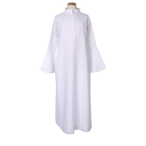 White First Communion Tunic for Girls 6